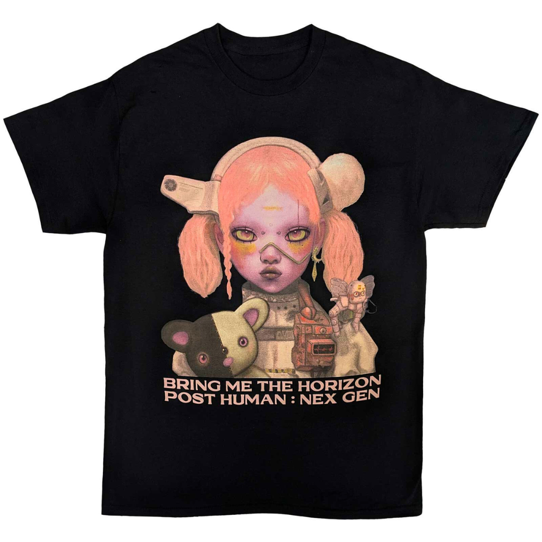 Bring Me The Horizon T-shirt - Post Human Nex Gen Cover Girl
