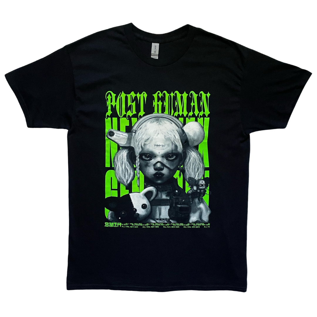 Bring Me The Horizon Tshirt - Post Human Nex Gen Green Girl