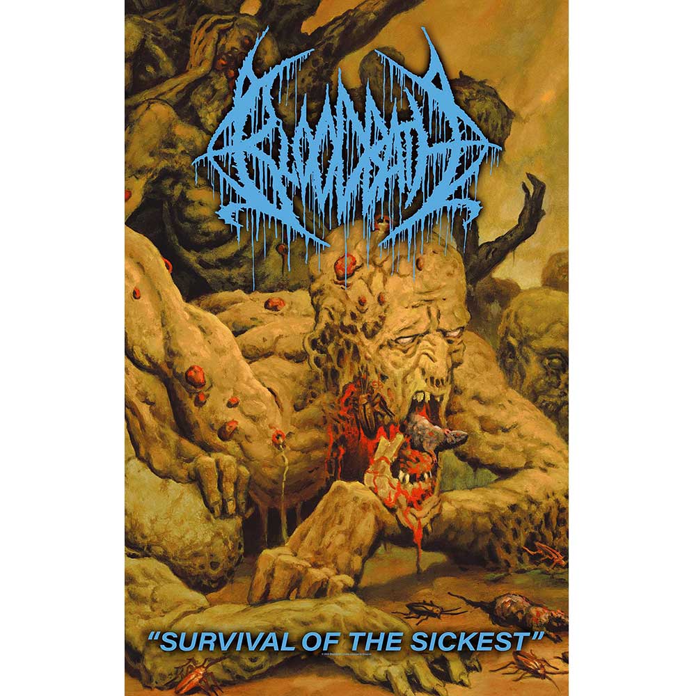 Bloodbath Textile Poster - Survival Of The Sickest