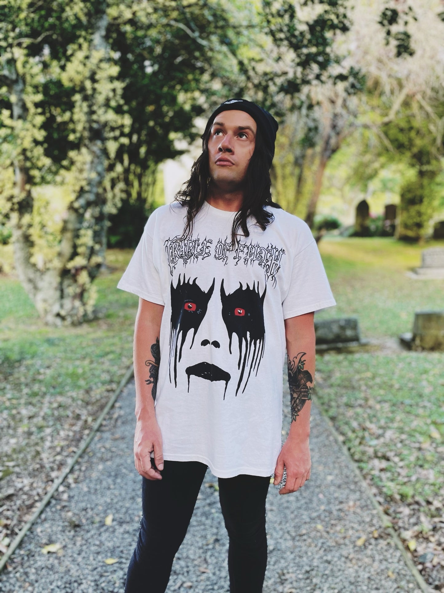 Cradle Of Filth T-Shirt - Dani Filth Corpse Paint