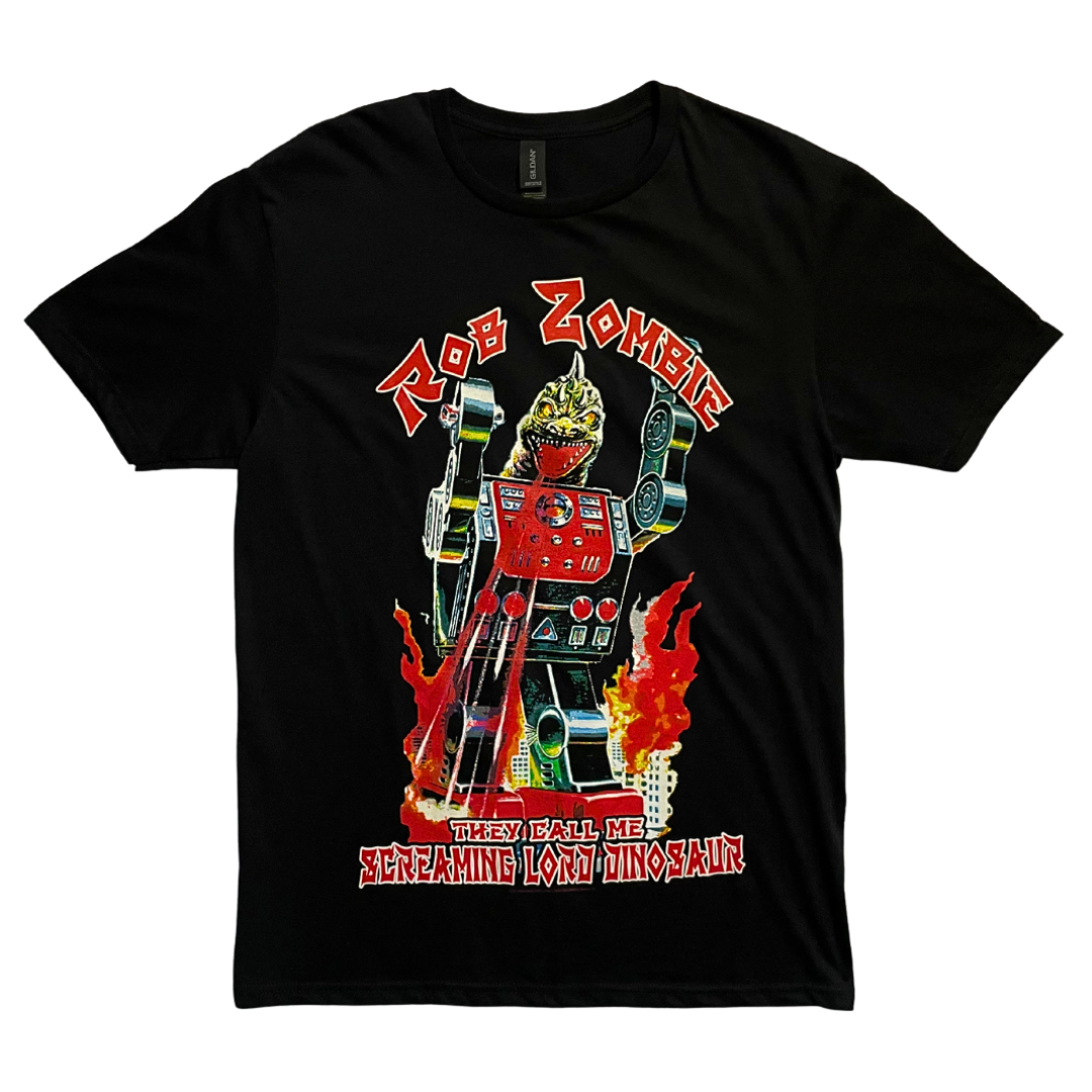 Rob Zombie T-Shirt - Screaming Lord Dinosaur