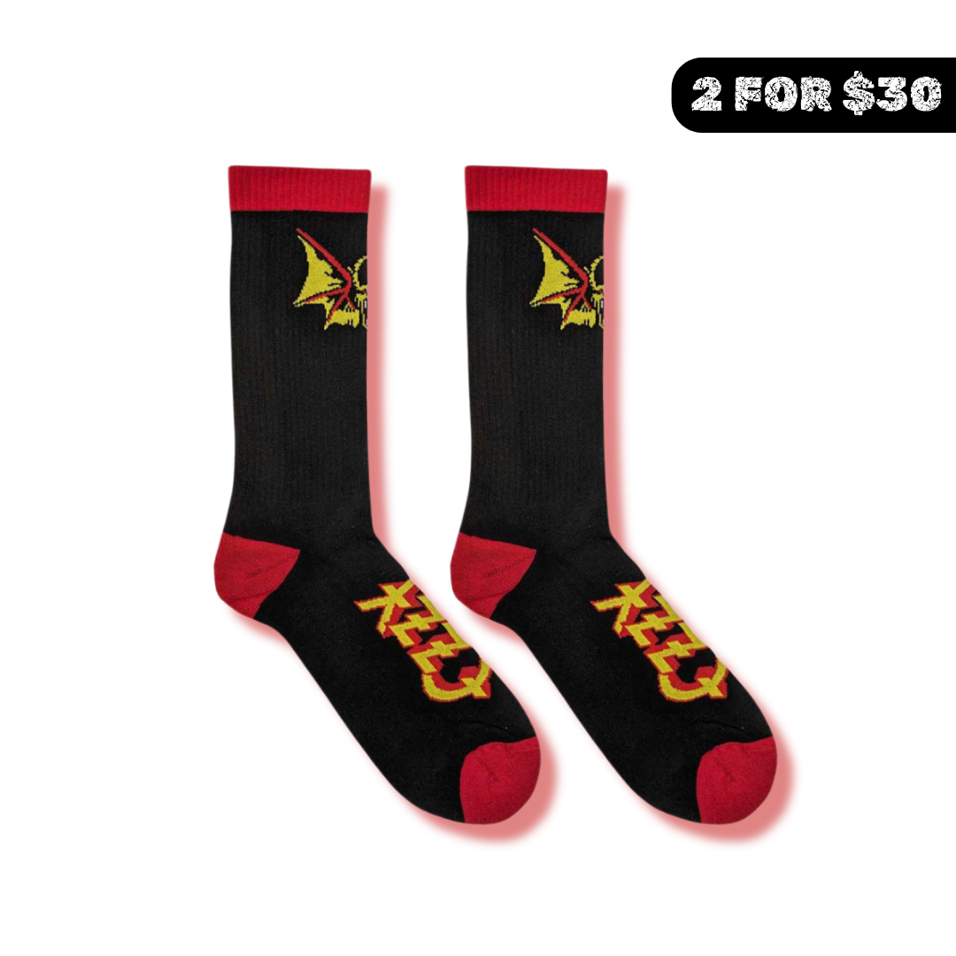 Ozzy Osbourne Bat Socks