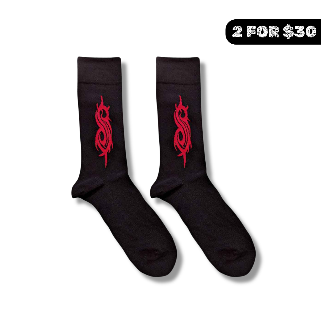 Slipknot Socks - Tribal S Logo